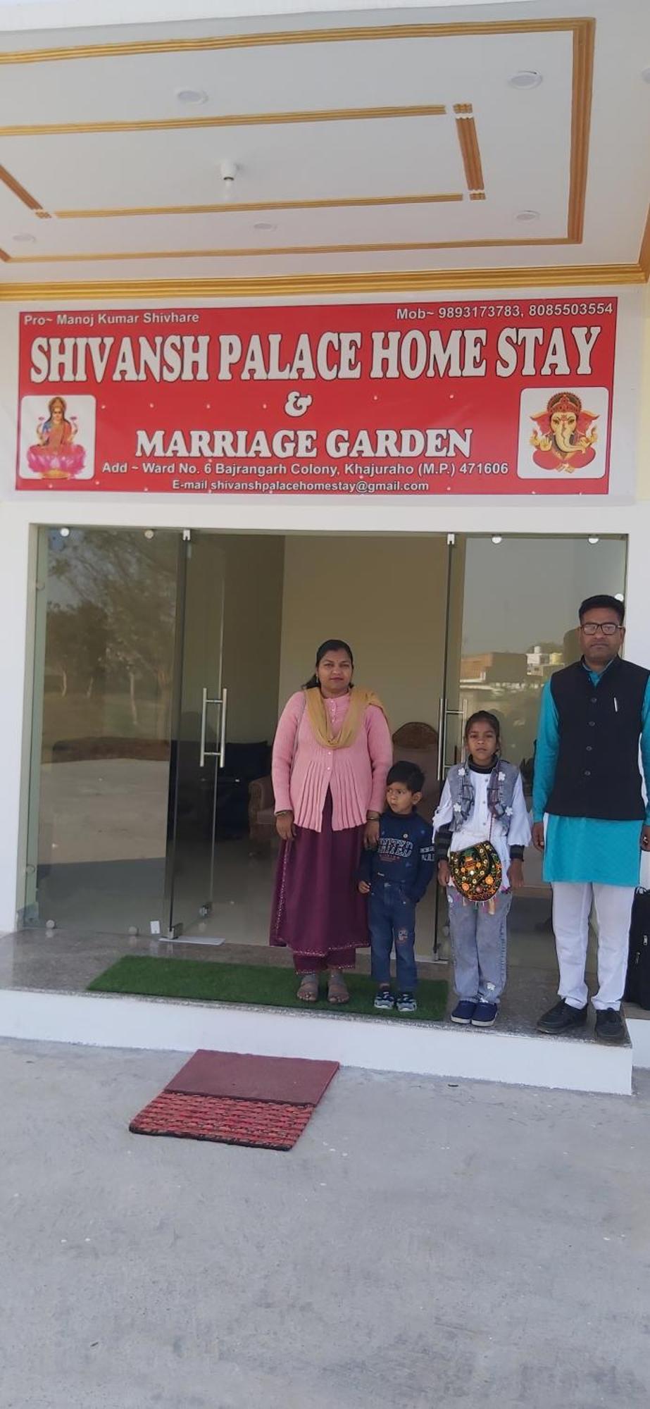 Shivansh Palace Homestay & Marriage Garden Khajurāho Exterior foto